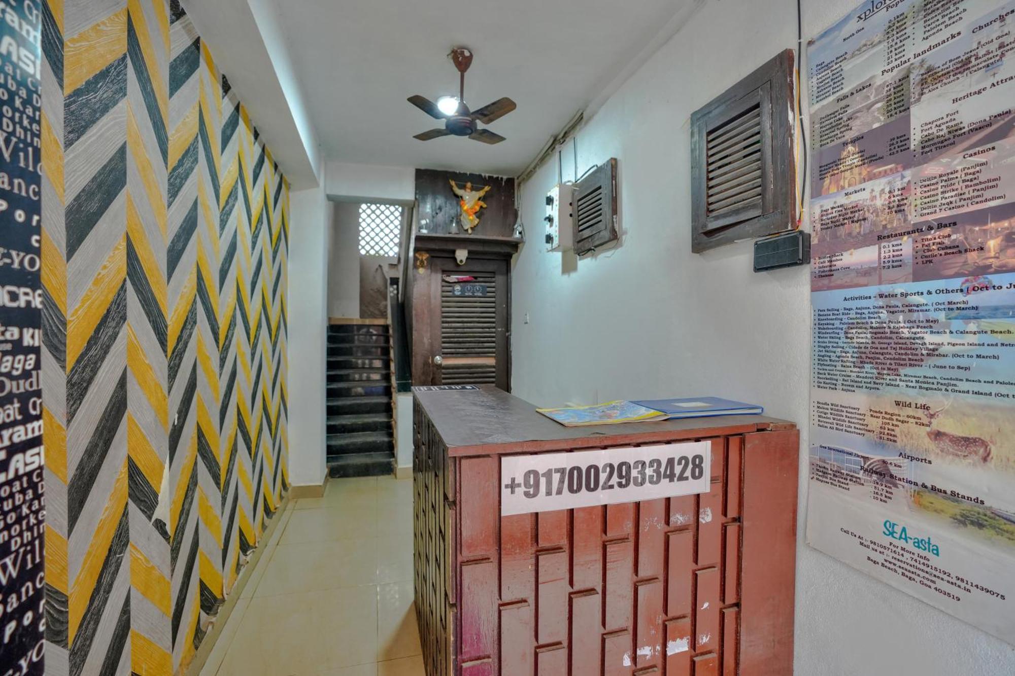 Hotel Salty Waves Baga Bagian luar foto